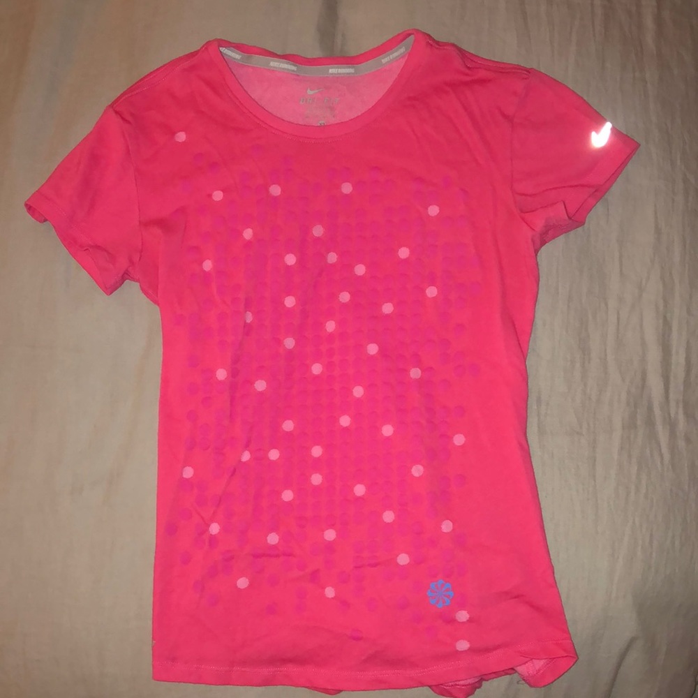 3/$15 Nike Dri-Fit Pink Dotted Running or Workout T-shirt